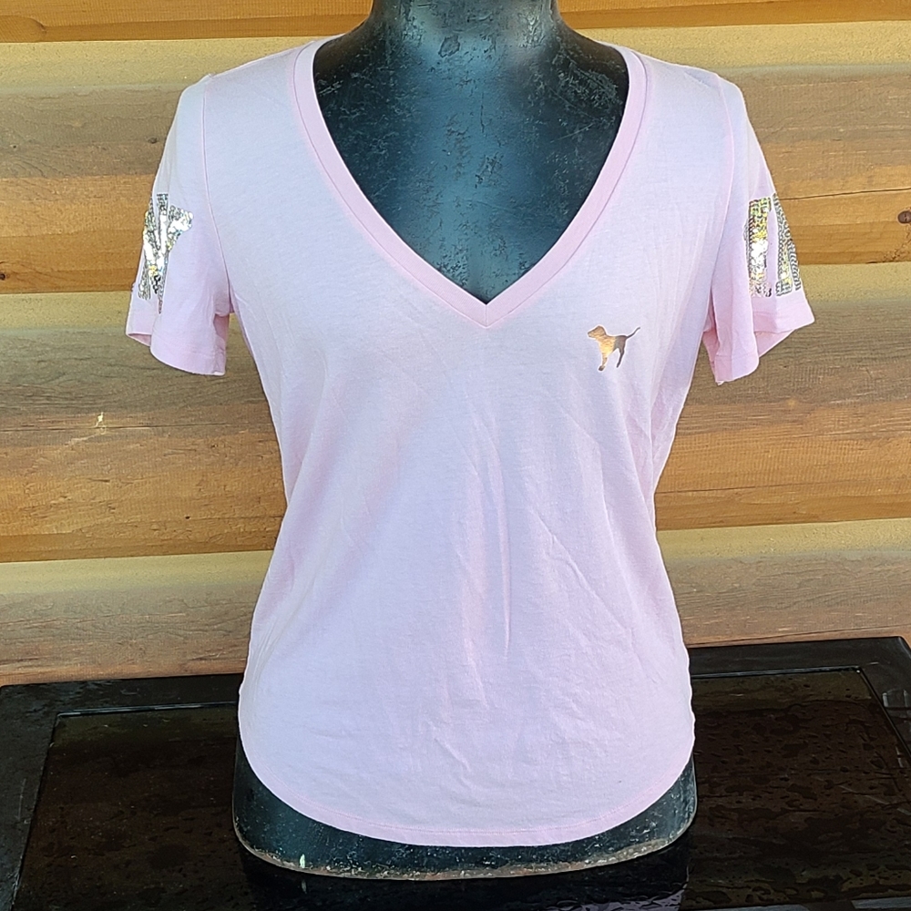 PINK V-Neck Shirt